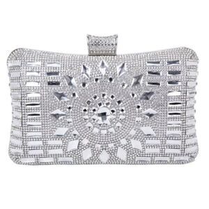New Women's Evening Banquet Party Clutch Bags Silver